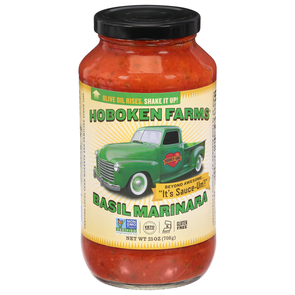 Pasta Sauce Hoboken Farms Marinara, Basil hero