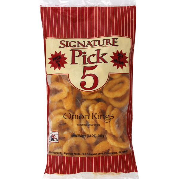 Frozen Appetizers & Sides Signature Pick 5 Onion Rings hero