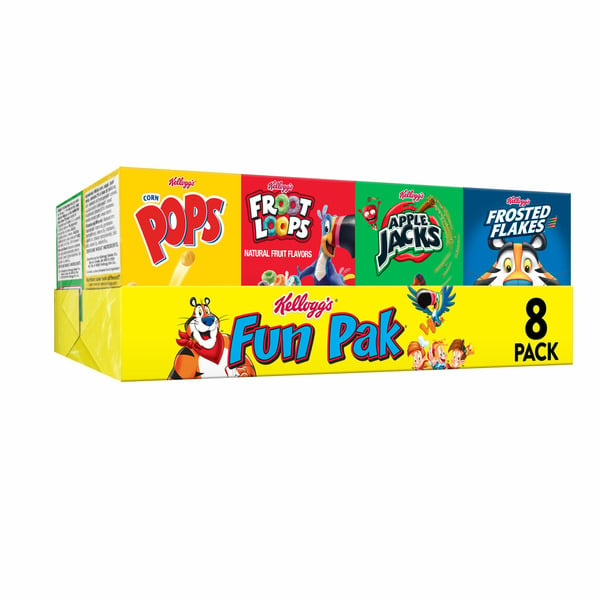 Cereal Kellogg's Breakfast Cereal, Kids Cereal, Family Breakfast, Variety Pack hero