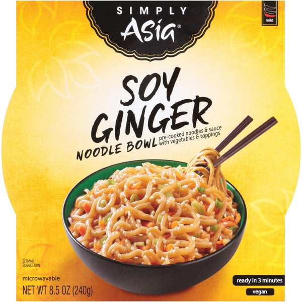 Asian Foods Simply Asia Soy Ginger Noodle Bowl hero