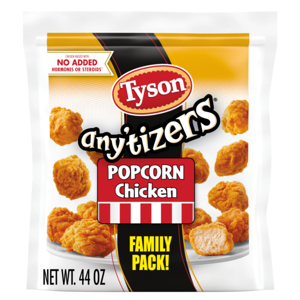 Frozen Meat Tyson Any'tizersPopcorn Chicken, 44 oz. (Frozen) hero