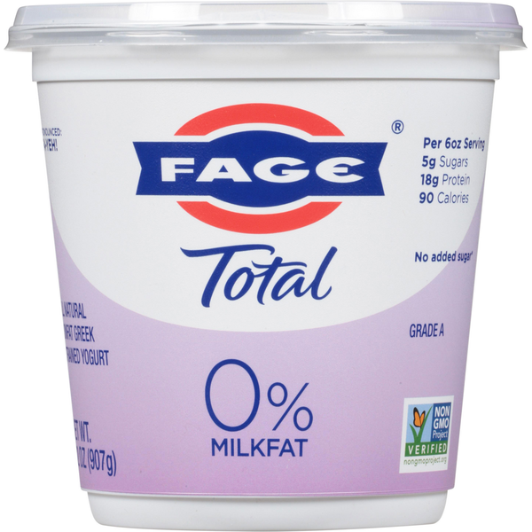 Yogurt FAGE Yogurt, Greek, Nonfat, Strained hero