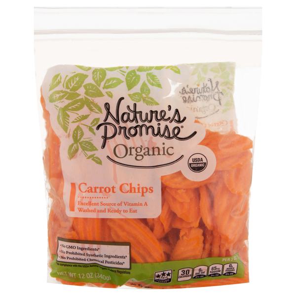 Packaged Produce & Salad Nature's Promise Organic Carrot Chips hero