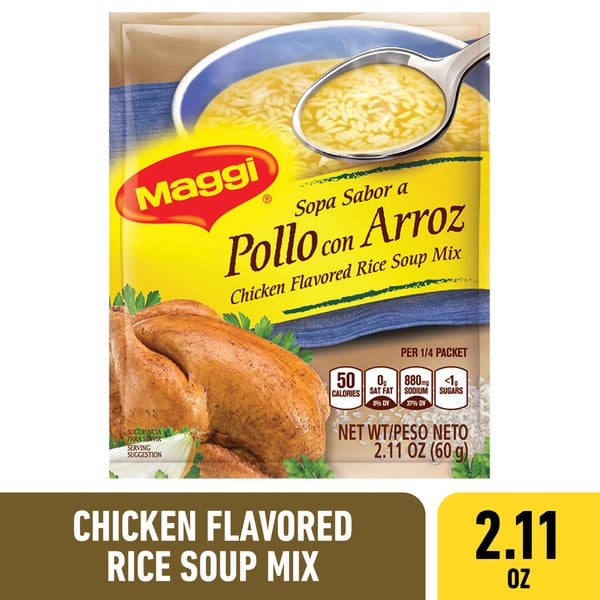 Soup, Broth & Bouillon Maggi Chicken Flavor Rice Soup Mix hero