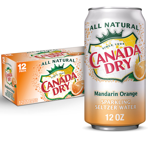 Water, Seltzer & Sparkling Water Canada Dry Mandarin Orange Sparkling Seltzer Water hero