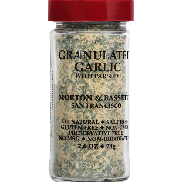 Spices & Seasonings Morton & Bassett Spices Garlic with Parsley, Granulated hero