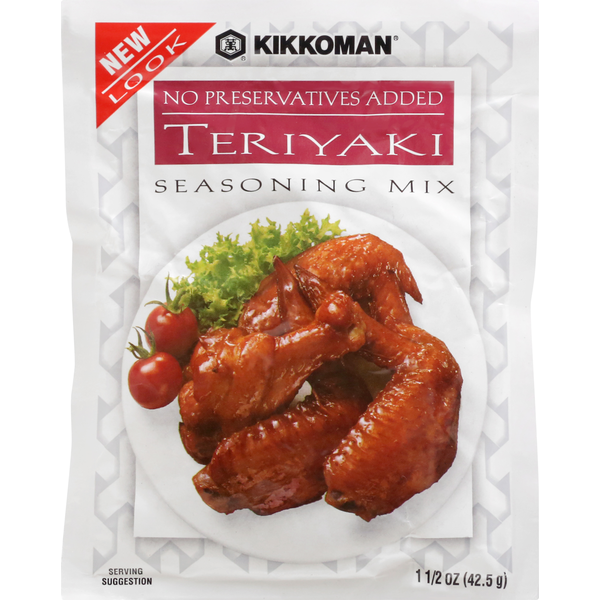 Instant Foods Kikkoman Seasoning Mix, Teriyaki hero