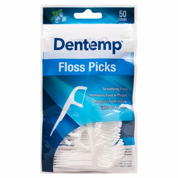 Oral Hygiene Dentemp Floss Picks 50ct hero