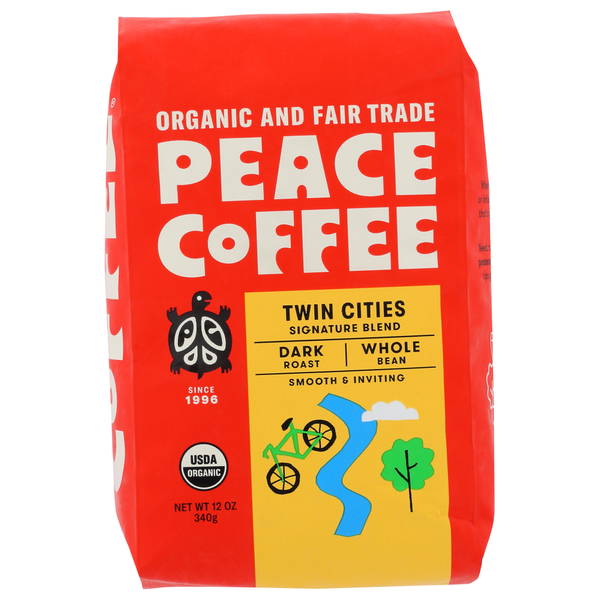 Coffee Peace Coffee Twin Cities Organic Whole Bean Coffee hero