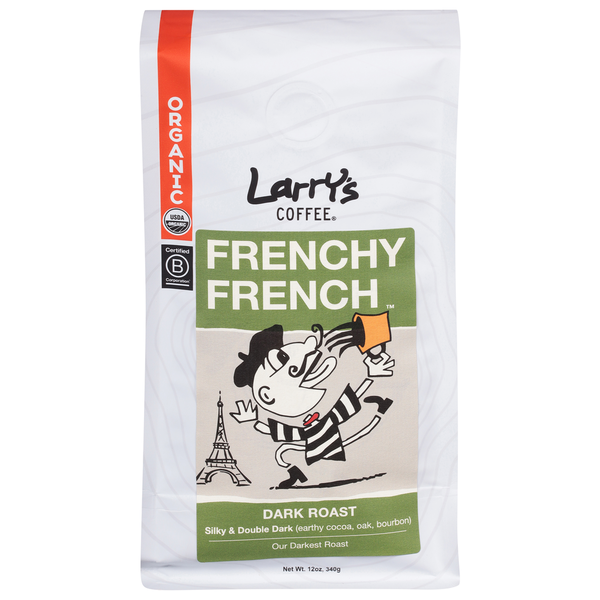 Coffee Larry's Coffee Coffee, Organic, Dark Roast, Frenchy French hero