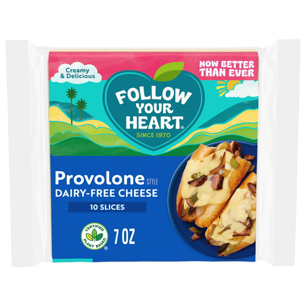 Packaged Cheese Follow Your Heart Dairy-Free Provolone hero