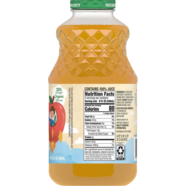 Santa Cruz Organic Fruit Juice Drink hero