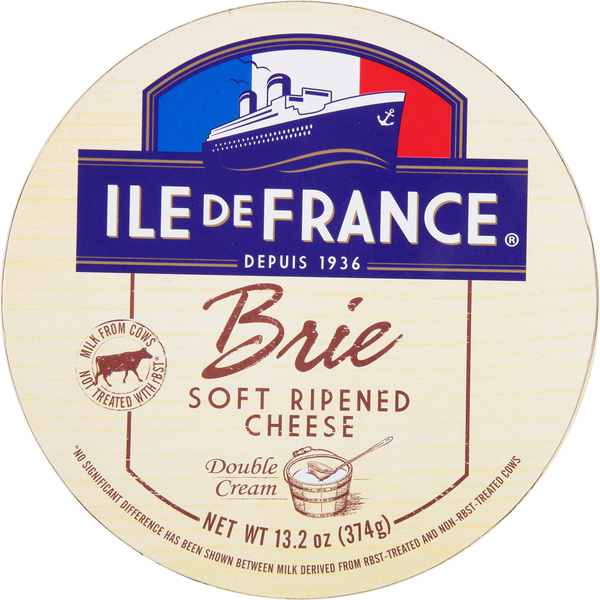 Specialty Cheeses Ile de France Brie, Double Cream hero