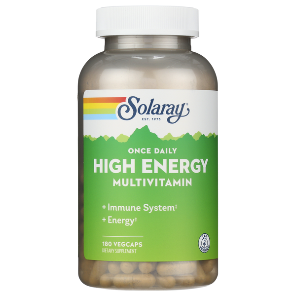 Energy & Stress Support Solaray Once Daily High Energy Multi hero