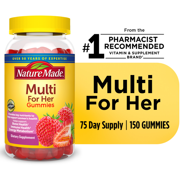 Multi-Vitamins Nature Made Multivitamin For Her Gummies hero