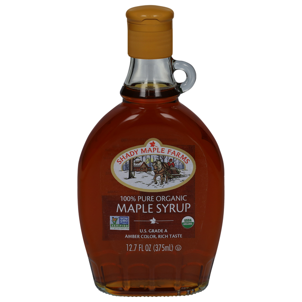 Honeys, Syrups & Nectars Shady Maple Farms Maple Syrup, Organic, 100% Pure hero