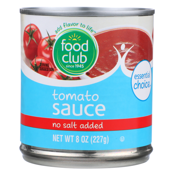 Pasta Sauce Food Club No Salt Added Tomato Sauce hero