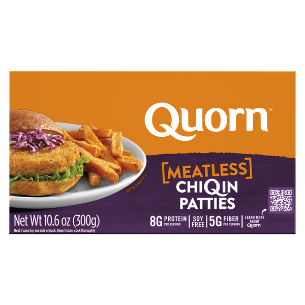 Frozen Vegan & Vegetarian Quorn Vegetarian Chicken-style Patties hero