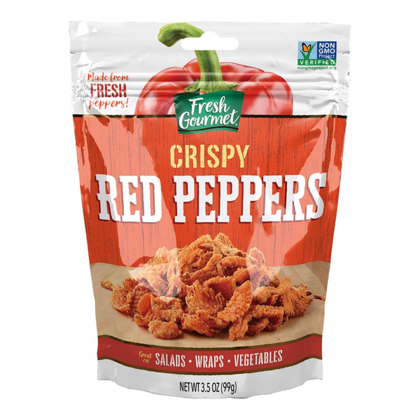 Salad Dressing & Toppings Fresh Gourmet Red Peppers, Crispy hero