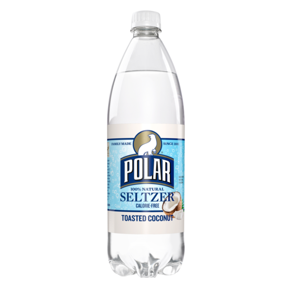 Water, Seltzer & Sparkling Water Polar Seltzer, 100% Natural, Toasted Coconut hero