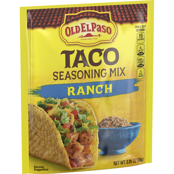 Old El Paso Ranch Flavored Taco Seasoning Mix hero