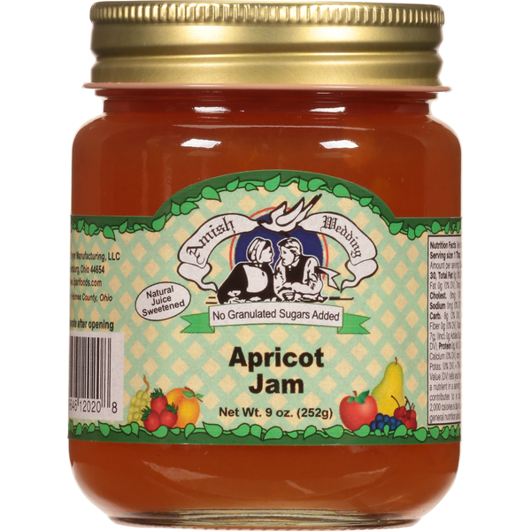 Spreads Amish Wedding Jam, Apricot hero