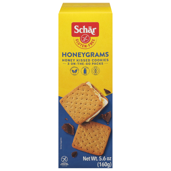 Cookies & Cakes Schär Gluten-Free Wheat-Free Honeygrams hero