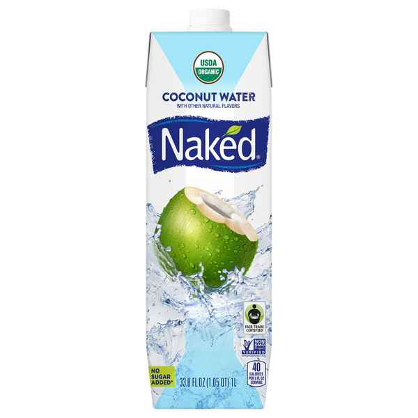 Fresh Juice & Infused Water Naked Coconut Water hero