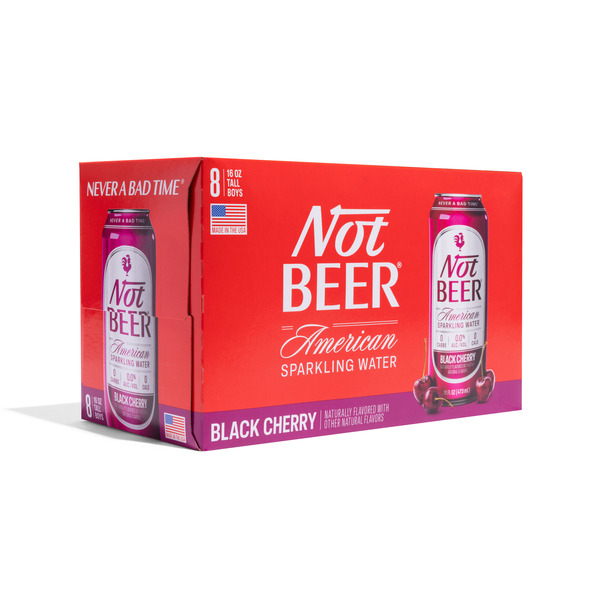 Not Beer American Sparkling Water, Black Cherry hero