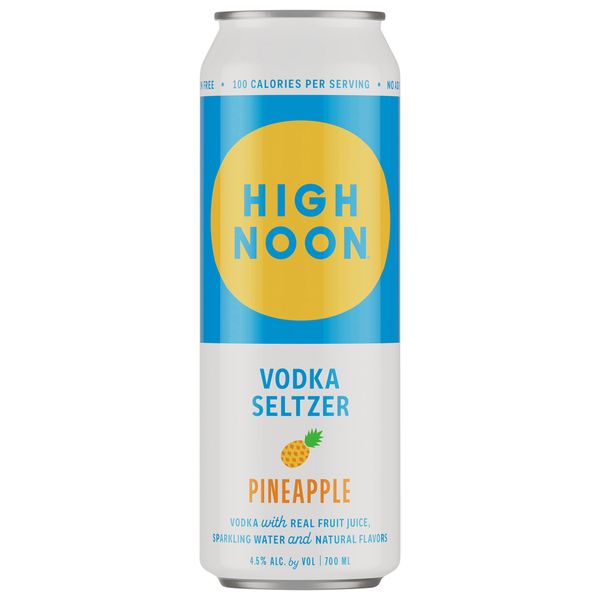 Beers & Coolers High Noon Vodka Seltzer, Pineapple hero