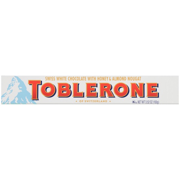 Candy & Chocolate Toblerone Swiss White Chocolate Bar hero