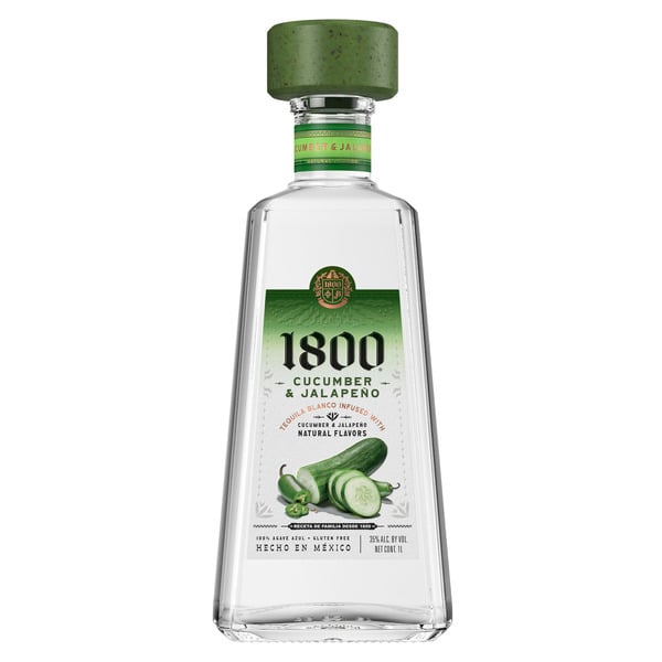 Tequila 1800 Cucumber & Jalapeno Tequila hero