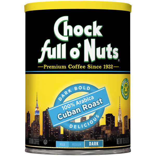 Coffee Chock full o’Nuts Cuban Roast Dark Roast Ground Coffee hero