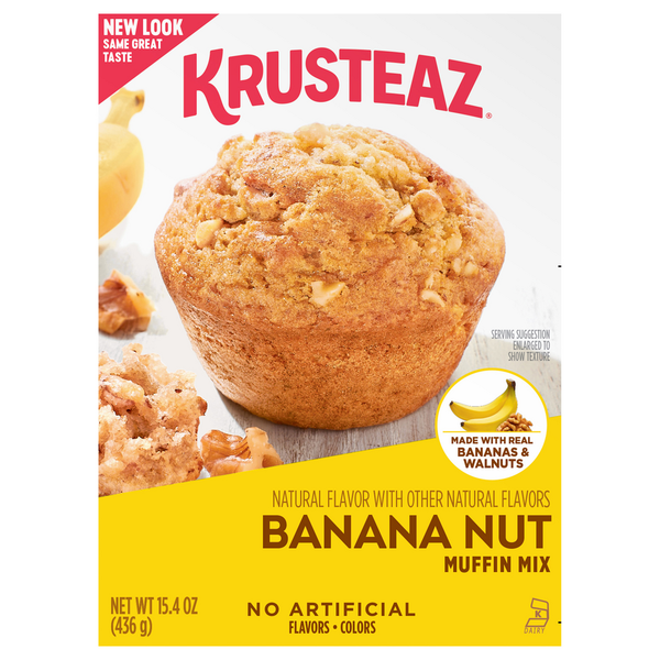 Doughs, Gelatins & Bake Mixes Krusteaz Banana Nut Muffin Mix hero