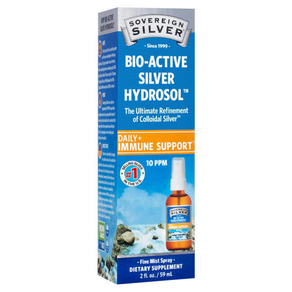 Vitamins & Supplements Sovereign Silver Silver Hydrosol, Bio-Active, 10 ppm, Fine-Mist Spray hero