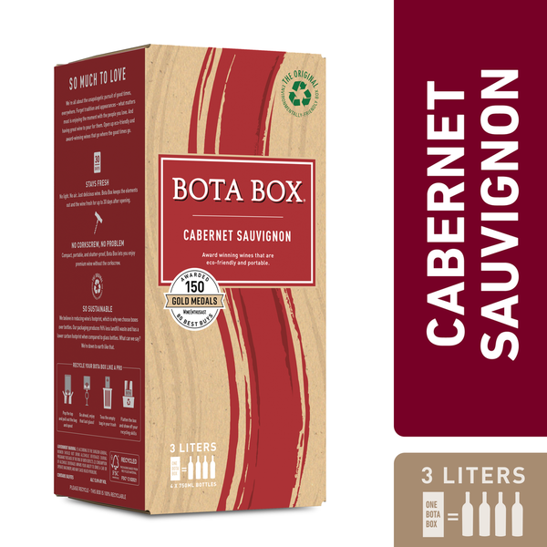 Red Bota Box Cabernet Sauvignon Red Wine hero