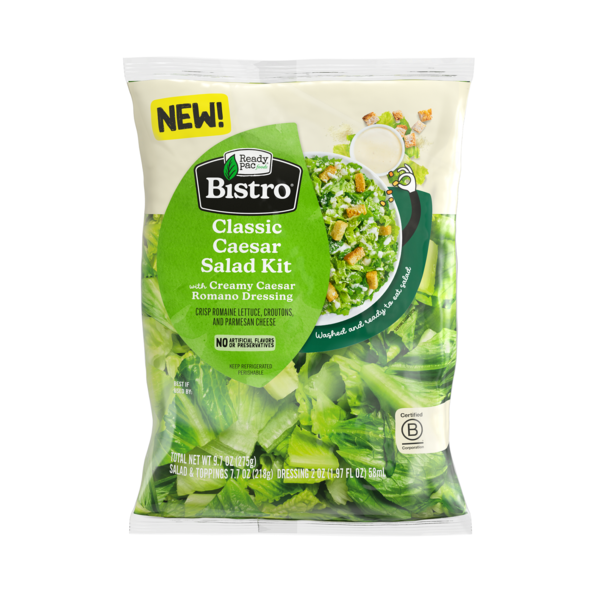 Ready Pac Bistro Classic Caesar Salad Kit with Creamy Caesar Romano Dressing hero