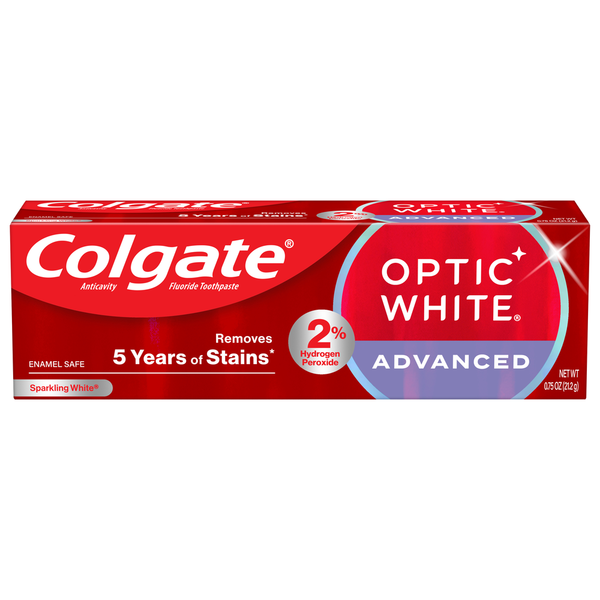 Toiletries Colgate Toothpaste, Anticavity, Fluoride, Sparkling White, Advanced hero