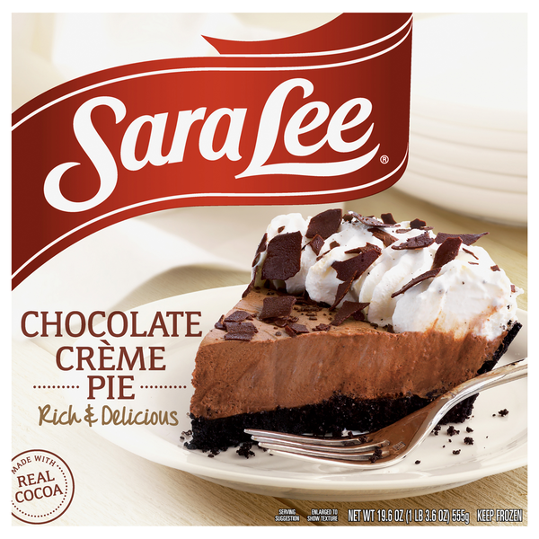 Frozen Dessert Sara Lee Pie, Chocolate Creme hero