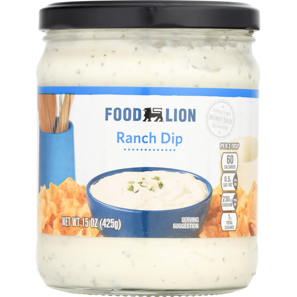 Other Creams, Cheeses & Dips Food Lion Ranch Dips hero