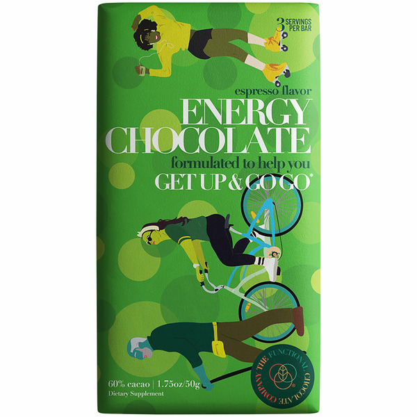 FunCho Espresso Energy Chocolate Bars hero