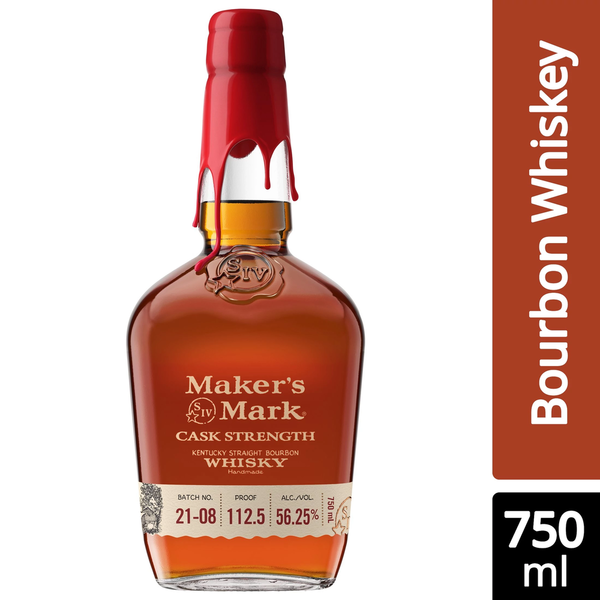 North American Whiskey Maker's Mark Cask Strength Bourbon Whisky hero