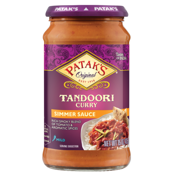 Patak's Tandoori Curry Indian Simmer Sauce, Mild hero