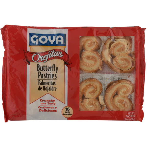 Mexican/Hispanic/Latino Foods Goya Butterfly Pastries, Orejitas hero