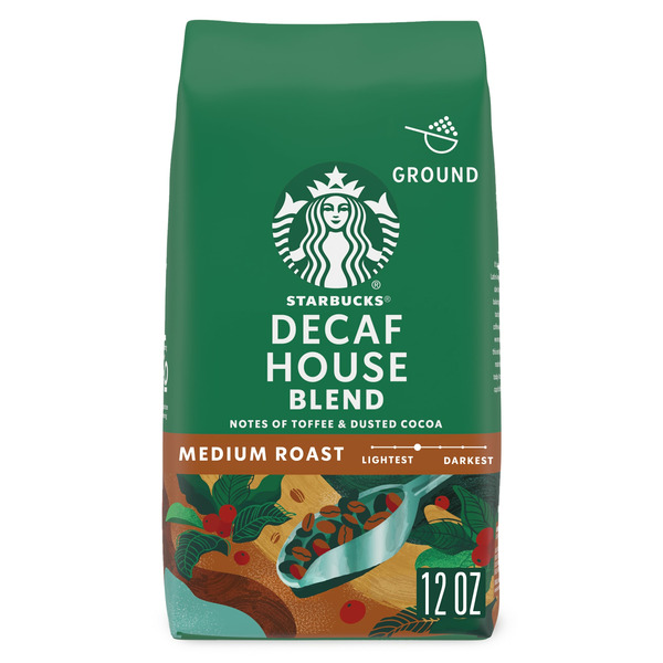 Coffee Starbucks Decaf House Blend Medium Roast Ground Coffee hero