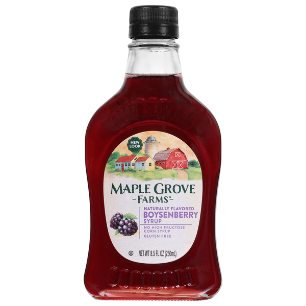 Honeys, Syrups & Nectars Maple Grove Farms of Vermont Syrup, Boysenberry hero