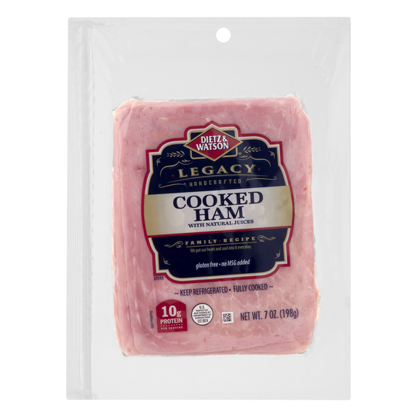 Lunch Meat Dietz & Watson Ham, Cooked, Gluten Free, With Natural Juices hero