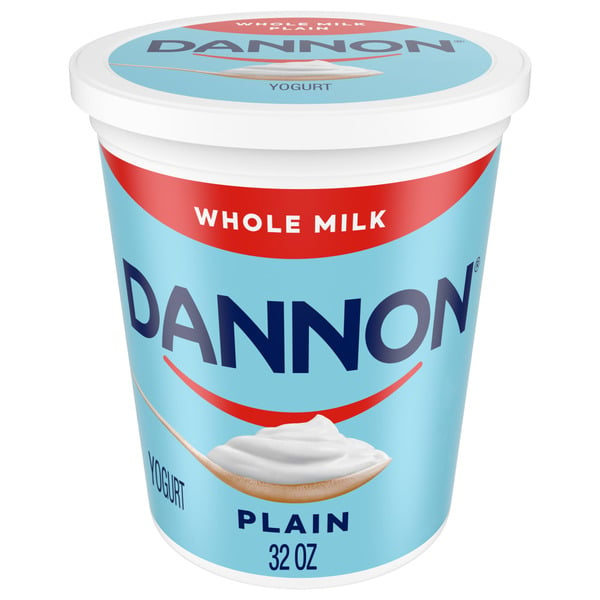 Yogurt/Kefir Dannon Plain Whole Milk Yogurt Quart hero