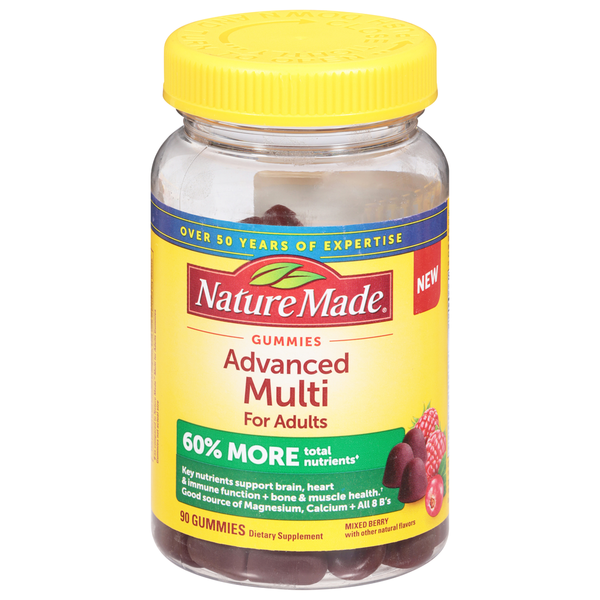 Nature Made Advanced Multi, for Adults, Gummies, Mixed Berry hero