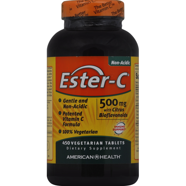 Vitamins & Supplements American Health Ester-C, 500 mg, Vegetarian Tablets hero